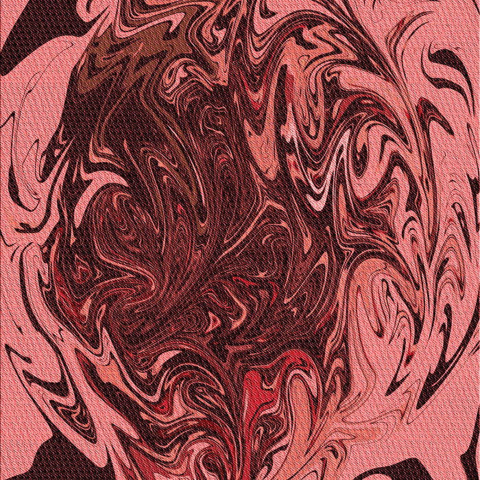 Machine Washable Transitional Saffron Red Rug, wshpat115rd