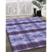 Machine Washable Transitional Purple Mimosa Purple Rug in a Family Room, wshpat1150blu