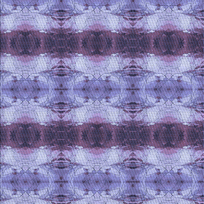 Patterned Purple Mimosa Purple Rug, pat1150blu