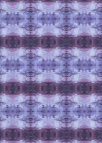 Machine Washable Transitional Purple Mimosa Purple Rug, wshpat1150blu