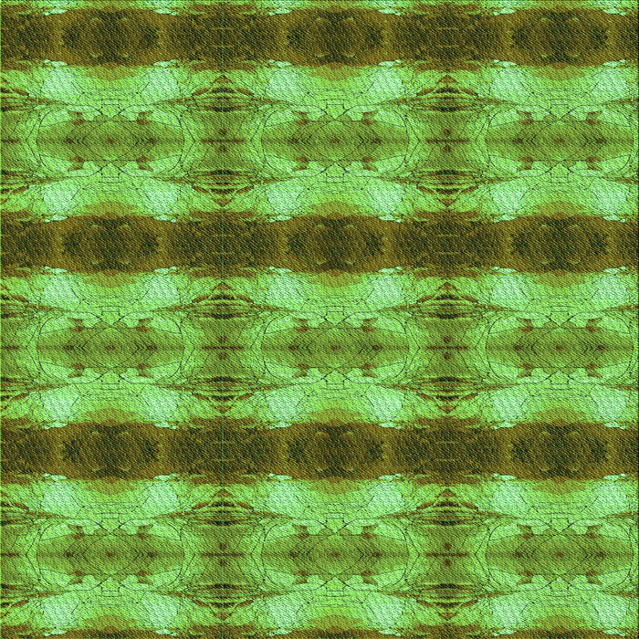 Round Machine Washable Transitional Green Rug, wshpat1150grn