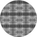 Square Patterned Gray Rug, pat1150gry