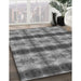 Patterned Gray Rug in Family Room, pat1150gry