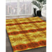 Machine Washable Transitional Red Rug in a Family Room, wshpat1150yw