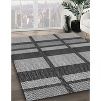 Patterned Dark Gray Rug, pat1151gry