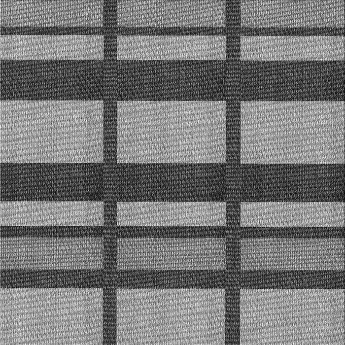 Round Patterned Dark Gray Rug, pat1151gry