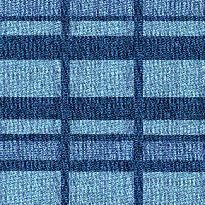 Round Machine Washable Transitional Blueberry Blue Rug, wshpat1151lblu