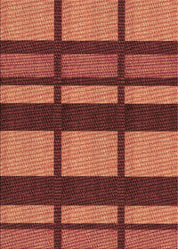 Machine Washable Transitional Saffron Red Rug, wshpat1151org