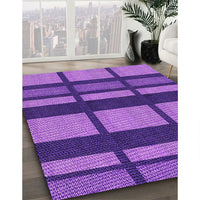 Patterned Amethyst Purple Rug, pat1151pur