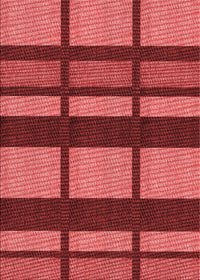 Machine Washable Transitional Red Rug, wshpat1151rd