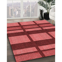 Patterned Red Rug, pat1151rd