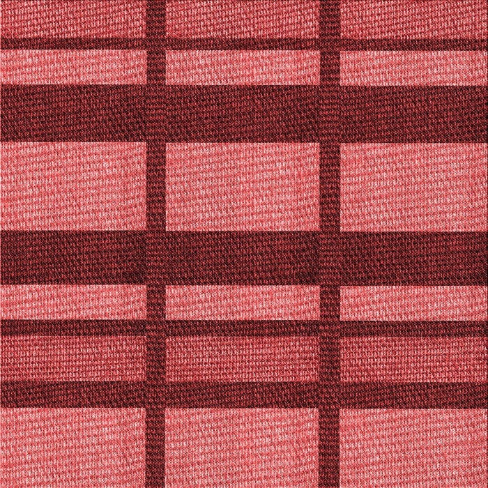 Round Patterned Red Rug, pat1151rd