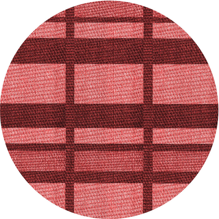 Square Machine Washable Transitional Red Rug in a Living Room, wshpat1151rd