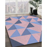 Patterned Purple Novelty Rug, pat1152