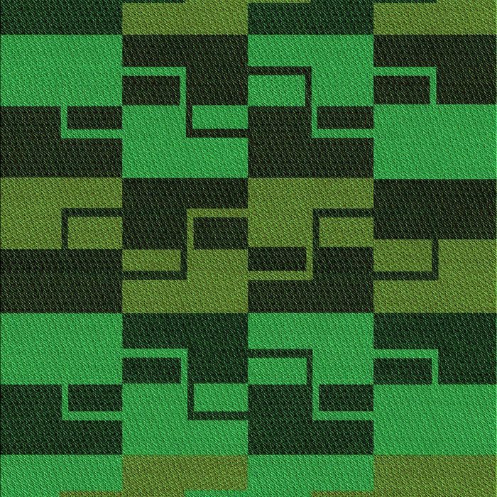 Machine Washable Transitional Dark Forest Green Rug, wshpat1153grn