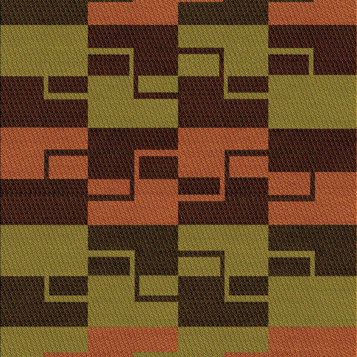 Machine Washable Transitional Dark Bisque Brown Rug, wshpat1153org