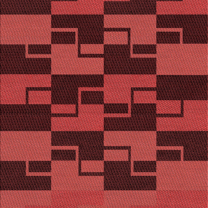 Machine Washable Transitional Cranberry Red Rug, wshpat1153rd