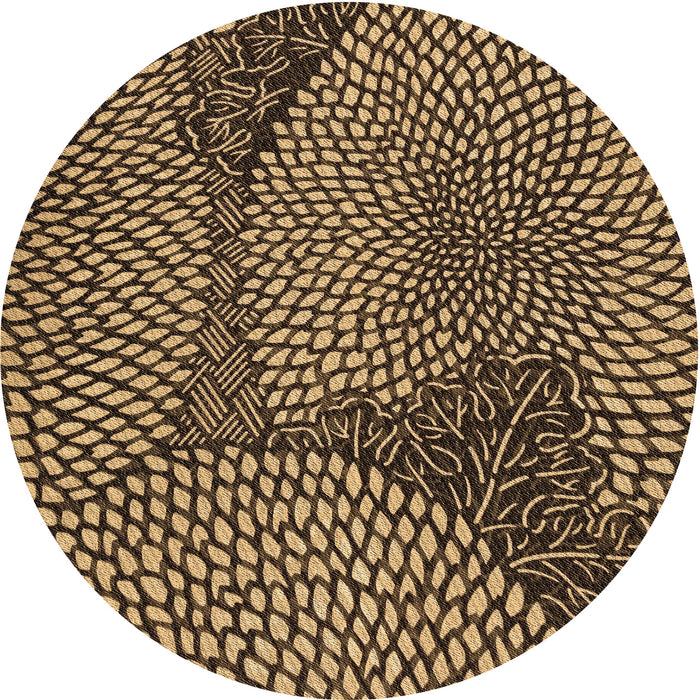 Square Patterned Red Rug, pat1154brn