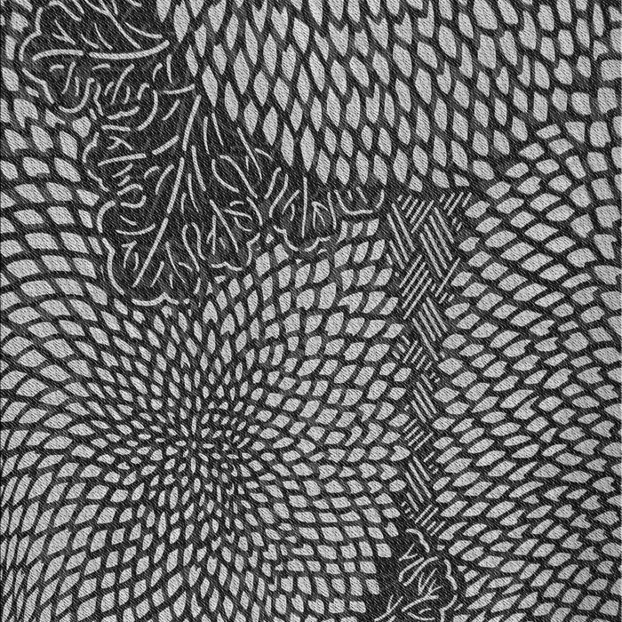 Machine Washable Transitional Charcoal Black Rug, wshpat1154gry