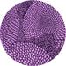 Square Patterned Purple Rug, pat1154pur