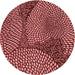 Square Patterned Crimson Red Rug, pat1154rd