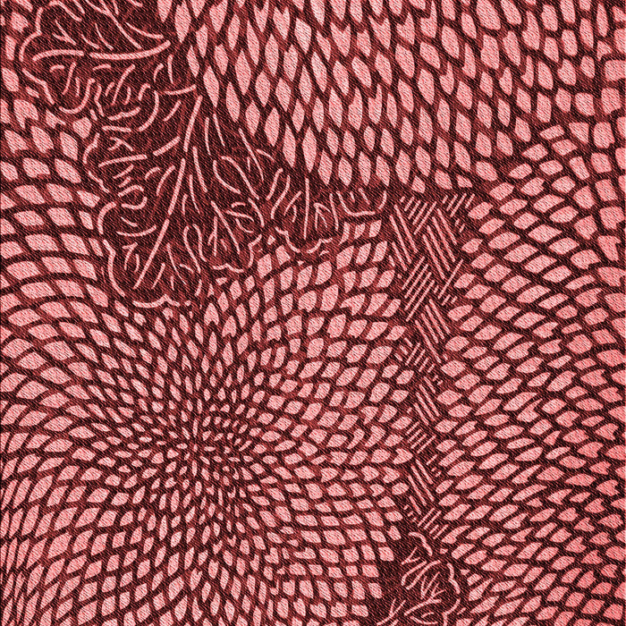 Patterned Crimson Red Rug, pat1154rd