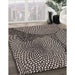 Machine Washable Transitional Sage Green Rug in a Family Room, wshpat1154