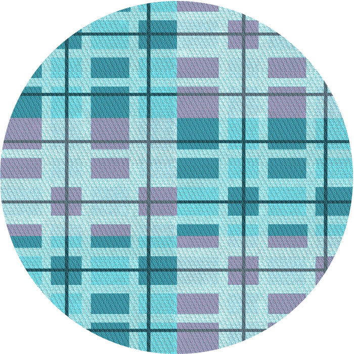 Square Machine Washable Transitional Blue Ivy Blue Rug in a Living Room, wshpat1155lblu