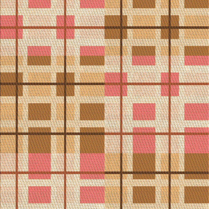 Patterned Orange Rug, pat1155org