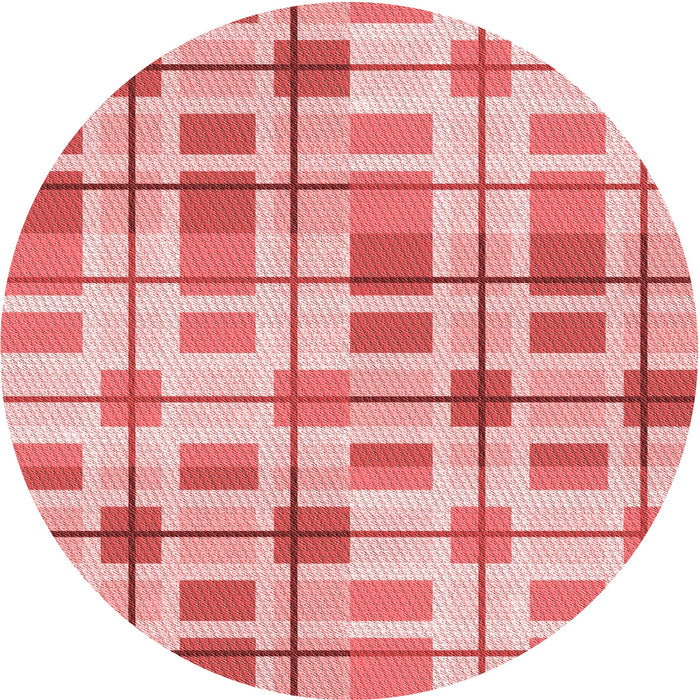 Square Patterned Pink Rug, pat1155rd
