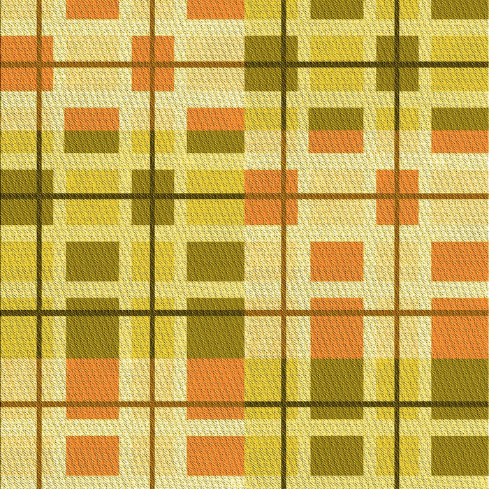 Machine Washable Transitional Bold Yellow Rug, wshpat1155yw