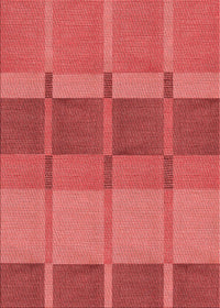 Machine Washable Transitional Red Rug, wshpat1156rd