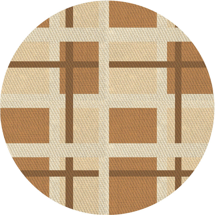 Square Machine Washable Transitional Brown Gold Rug in a Living Room, wshpat1157brn