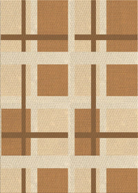 Machine Washable Transitional Brown Gold Rug, wshpat1157brn