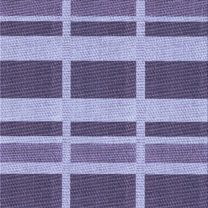 Round Patterned Purple Mimosa Purple Rug, pat1158blu