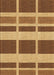 Patterned Saddle Brown Rug, pat1158brn