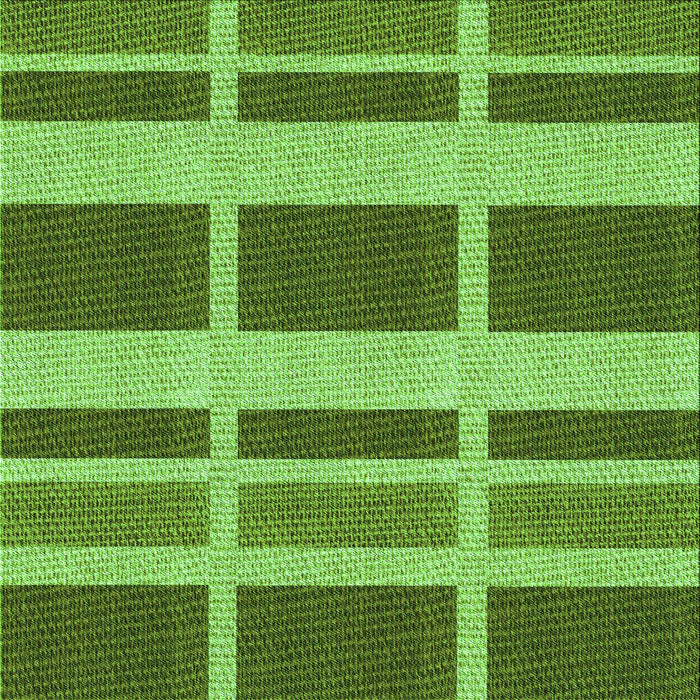 Round Machine Washable Transitional Green Rug, wshpat1158grn