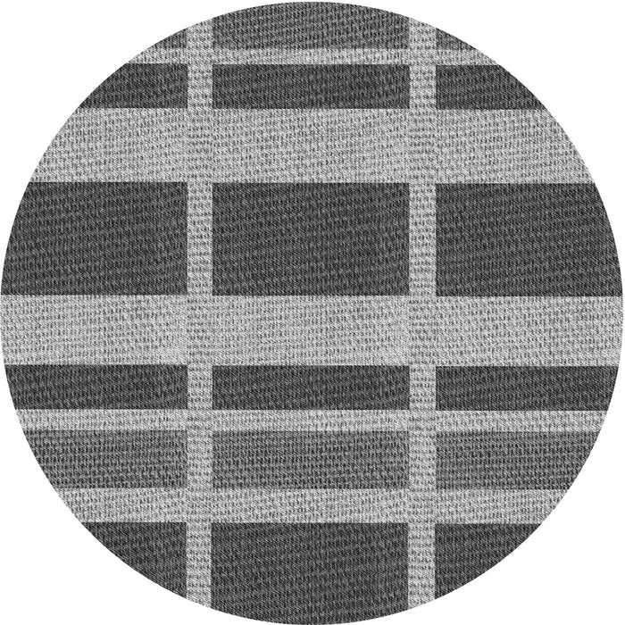 Square Machine Washable Transitional Black Rug in a Living Room, wshpat1158gry