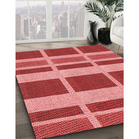 Patterned Red Rug, pat1158rd