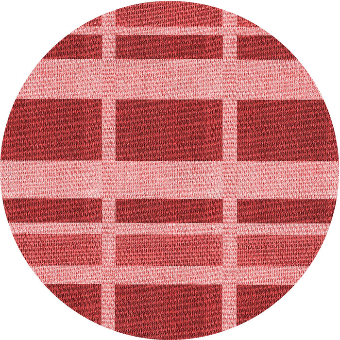Square Machine Washable Transitional Red Rug in a Living Room, wshpat1158rd
