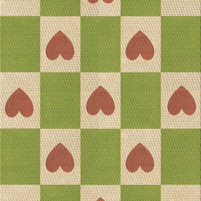 Machine Washable Transitional Ginger Brown Green Rug, wshpat1159brn