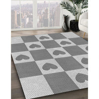 Patterned Silver Gray Rug, pat1159gry