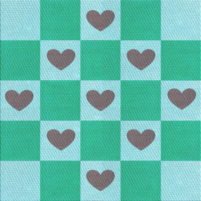 Round Patterned Light Sea Green Rug, pat1159lblu