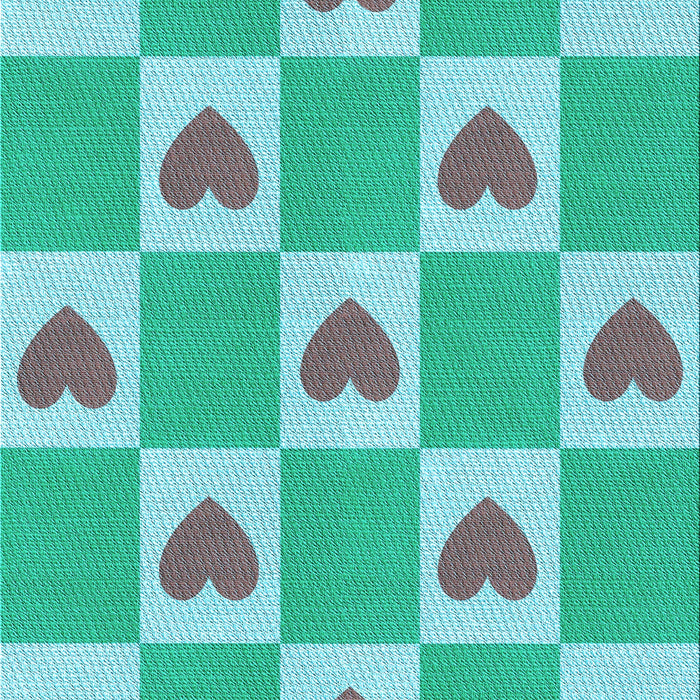 Patterned Light Sea Green Rug, pat1159lblu