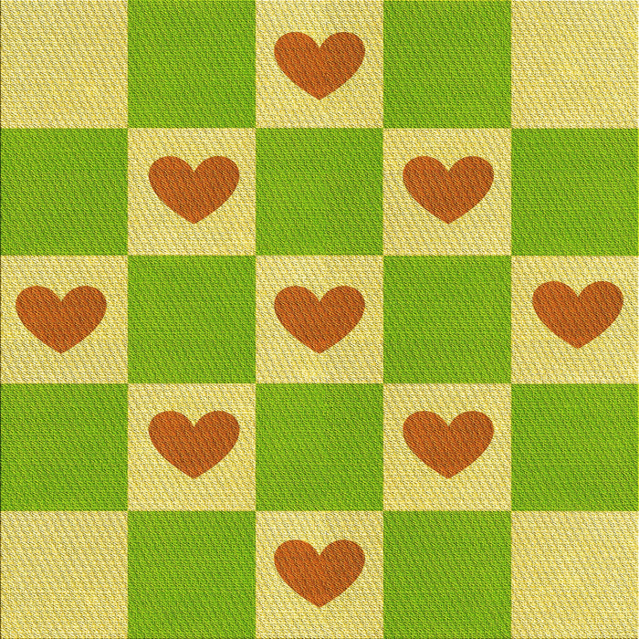 Round Patterned Green Rug, pat1159yw