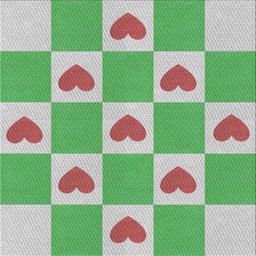 Square Patterned Light Green Novelty Rug, pat1159