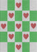 Patterned Light Green Novelty Rug, pat1159