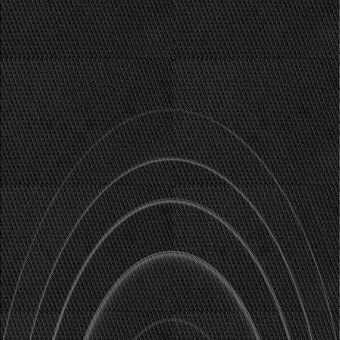 Patterned Black Rug, pat116gry