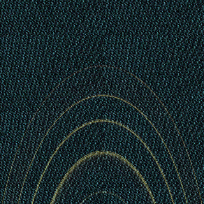 Patterned Black Rug, pat116lblu