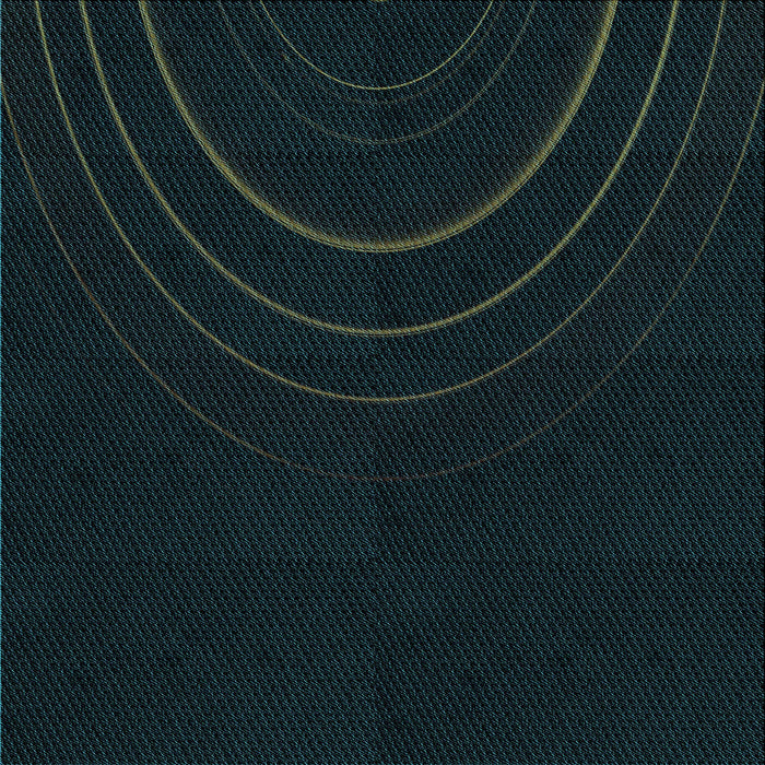 Round Machine Washable Transitional Black Rug, wshpat116lblu